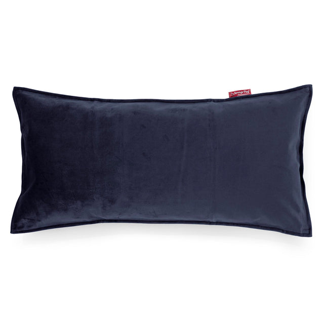 CloudSac 50 Gigantische Kussen met Vezel-latex Vlokvulling 40 x 80cm - Fluweel Marineblauw 01