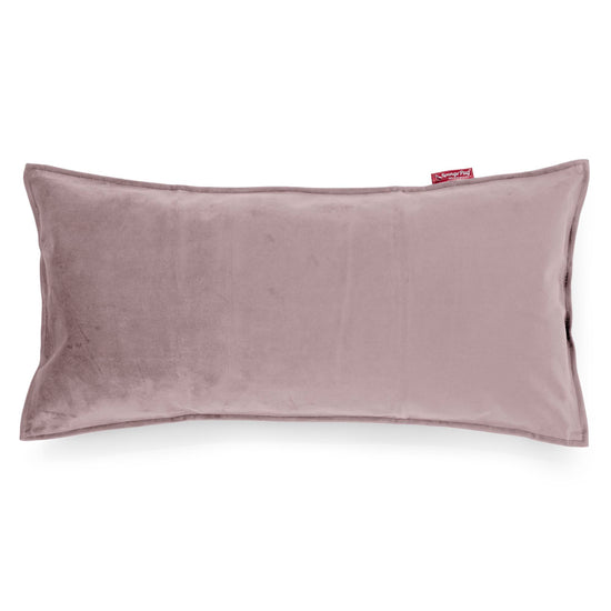 CloudSac 50 Gigantische Kussen met Vezel-latex Vlokvulling 40 x 80cm - Fluweel Roze 01