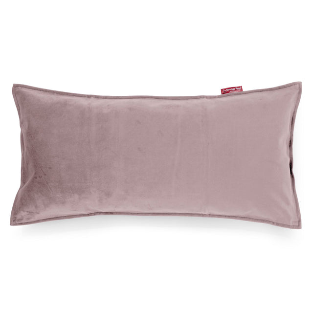 CloudSac 50 Gigantische Kussen met Vezel-latex Vlokvulling 40 x 80cm - Fluweel Roze 01