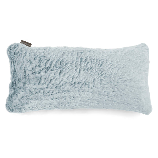 CloudSac 50 Gigantische Kussen met Vezel-latex Vlokvulling 40 x 80cm - Nepkonijnenbont Stoffig Blauw 01