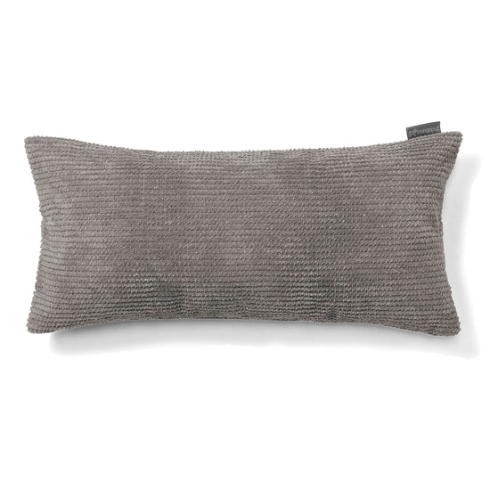 CloudSac 50 Gigantische Kussen met Vezel-latex Vlokvulling 40 x 80cm - Pompom Antraciet 01