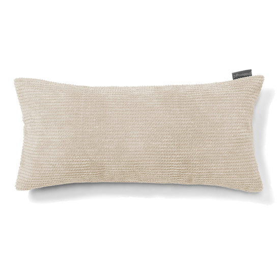 CloudSac 50 Gigantische Kussen met Vezel-latex Vlokvulling 40 x 80cm - Pompom Crème 01