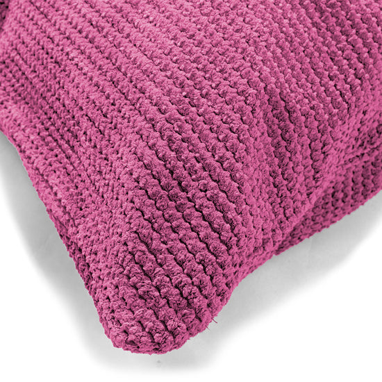 CloudSac 50 Gigantische Kussen met Vezel-latex Vlokvulling 40 x 80cm - Pompom Roze 02