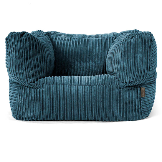 Albert Zitzak Fauteuil - Corduroy Marineblauw 01