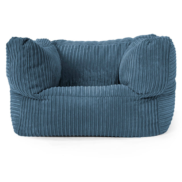 Albert Zitzak Fauteuil - Corduroy Marineblauw 01