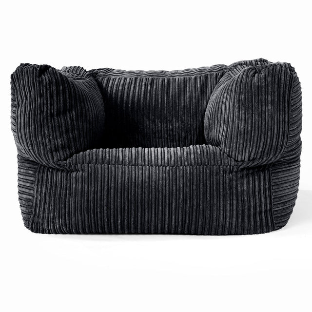 Albert Zitzak Fauteuil - Corduroy Zwart 01