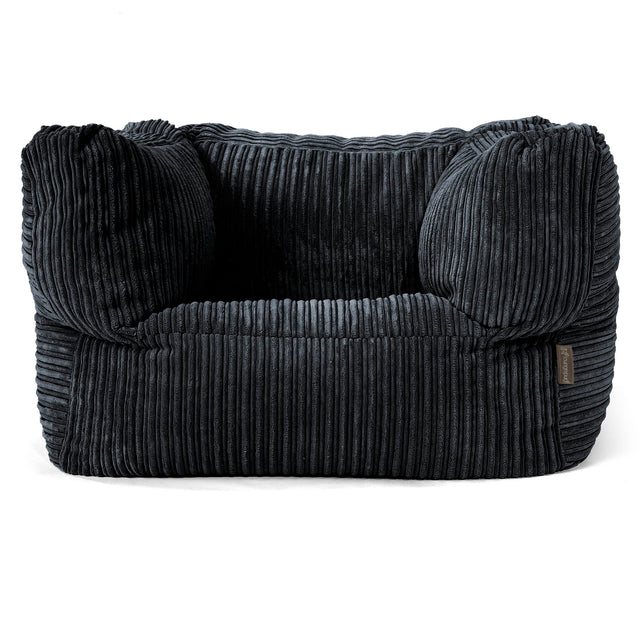 Albert Zitzak Fauteuil - Corduroy Zwart 01