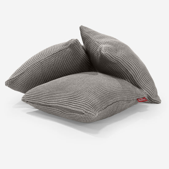 Kussen 47 x 47cm - 100% Katoenen Ellos Grijs 03
