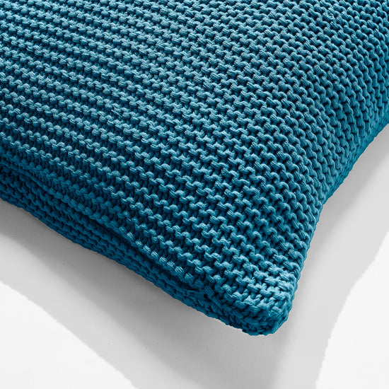 Kussen 47 x 47cm - 100% Katoenen Ellos Petrol 02