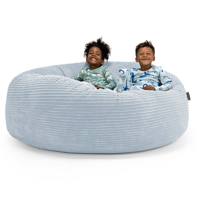 Enorme Kinderzitzak Gezinsformaat 3-14 jaar oud - Corduroy Baby Blauw 01