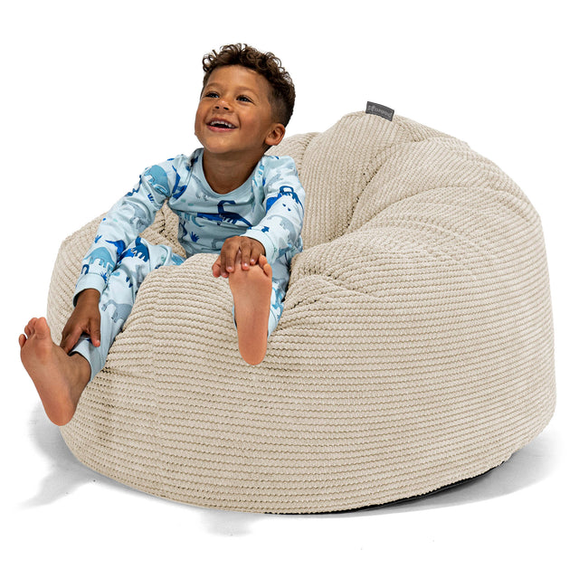 Enorme Snuggle-kinderzitzak 3-8 jaar oud - Pompom Crème 01