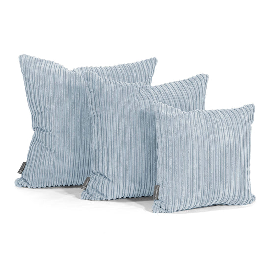 Extra Grote Kussen 70 x 70cm - Corduroy Baby Blauw 02