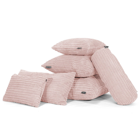 Extra Grote Kussen 70 x 70cm - Corduroy Blozen Roze 04