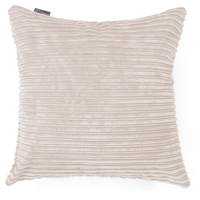 Extra Grote Kussen 70 x 70cm - Corduroy Ivoor 01