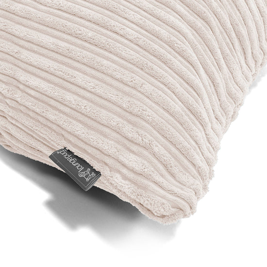 Extra Grote Kussen 70 x 70cm - Corduroy Ivoor 03