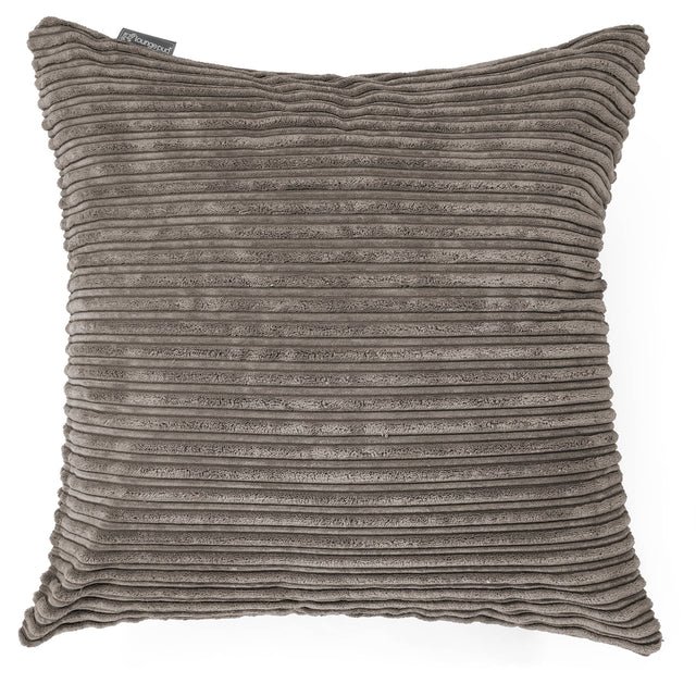 Extra Grote Kussen 70 x 70cm - Corduroy Graphite Grijs 01