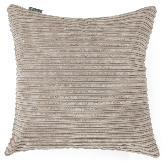 Extra Grote Kussen 70 x 70cm - Corduroy Mink 01