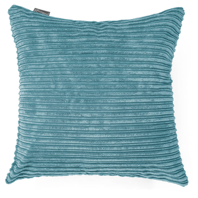 Extra Grote Kussen 70 x 70cm - Corduroy Petrol 01