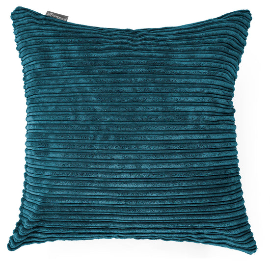 Extra Grote Kussen 70 x 70cm - Corduroy Teal 01