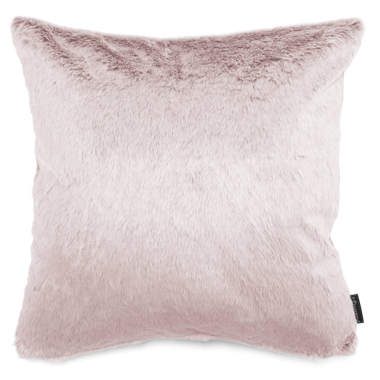 Extra Grote Kussen 70 x 70cm - Nepkonijnenbont Stoffig Roze 01