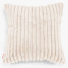 Extra Grote Kussenhoes 70 x 70cm - Ultra Pluche Corduroy Crème 01