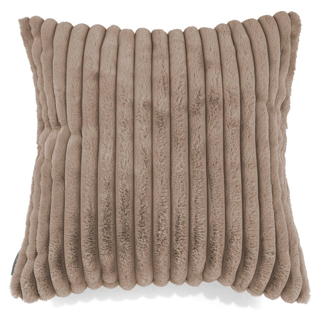 Extra Grote Kussenhoes 70 x 70cm - Ultra Pluche Corduroy Mink 01