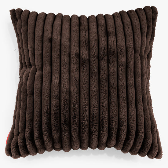 Extra Grote Kussenhoes 70 x 70cm - Ultra Pluche Corduroy Sabel 01