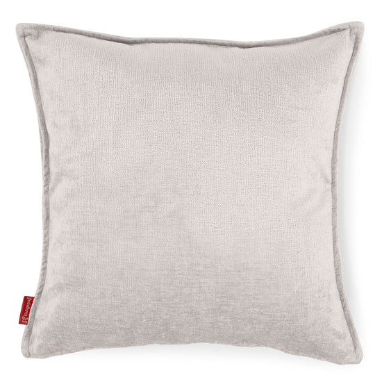Extra Grote Kussenhoes 70 x 70cm - Chenille Crème 01