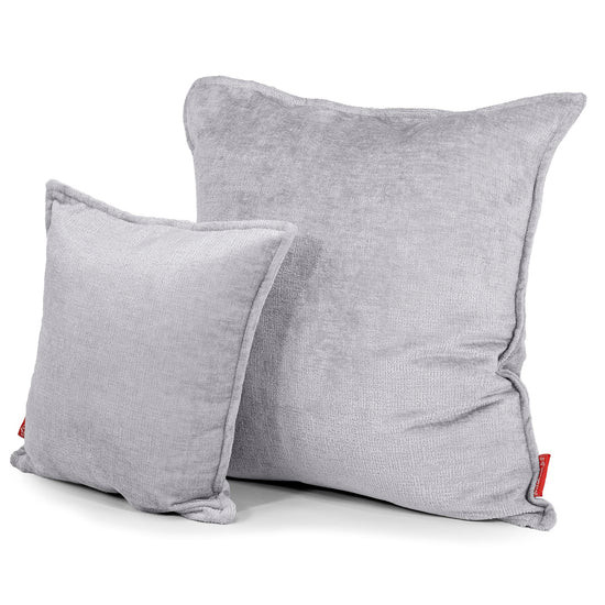 Extra Grote Kussenhoes 70 x 70cm - Chenille Grijs 02