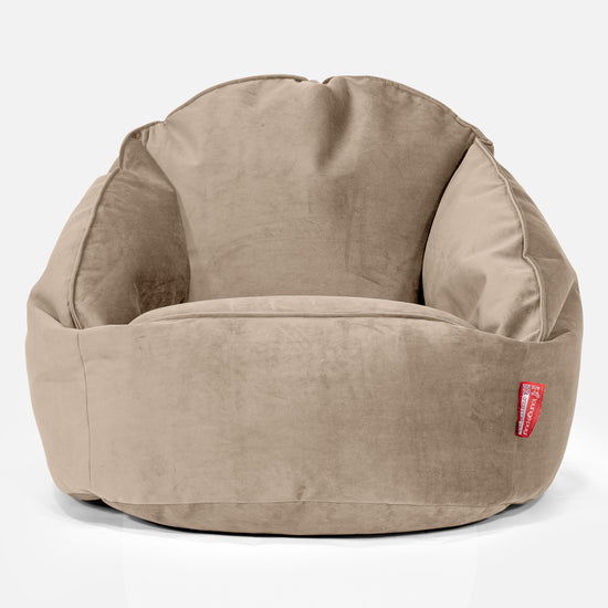 Zitzakstoel Bubble - Fluweel Mink 01