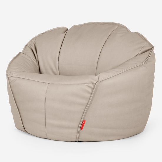 Gamezitzakstoel Ultimate Classic - Veganistisch Leer Ivoor 01