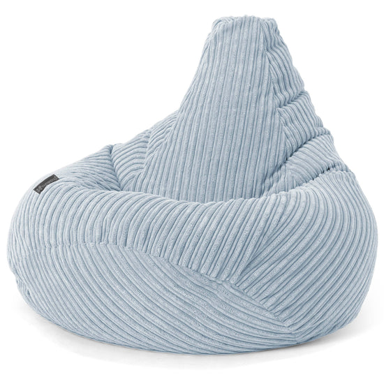 Gaming Kinderzitzakstoel 6-14 jaar oud - Corduroy Baby Blauw 03