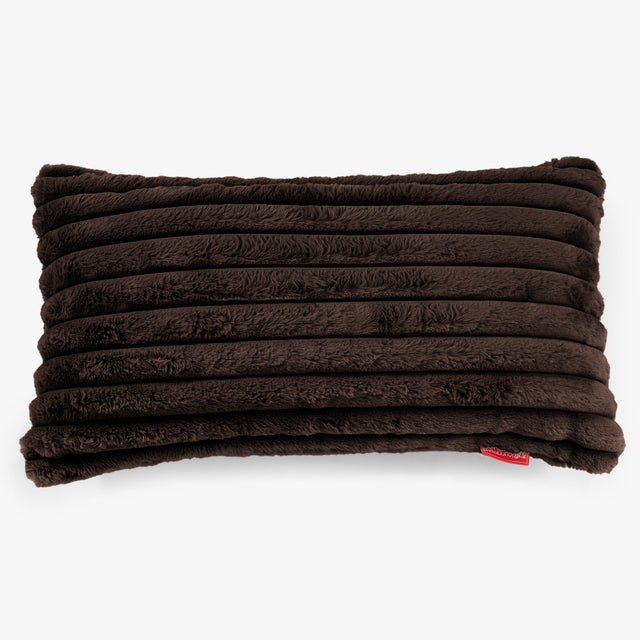 Gigantische Langwerpige Kussenhoes 40 x 80cm - Ultra Pluche Corduroy Sabel 01