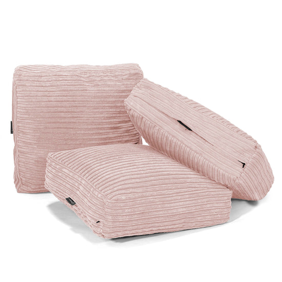 Groot Vloerkussen - Corduroy Blozen Roze 04