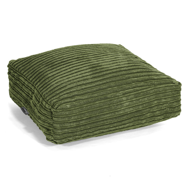 Groot Vloerkussen - Corduroy Bosgroen 01