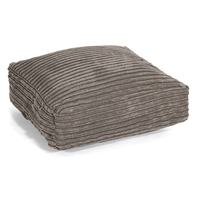Groot Vloerkussen - Corduroy Graphite Grijs 01