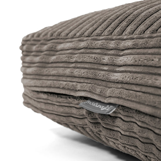 Groot Vloerkussen - Corduroy Graphite Grijs 02