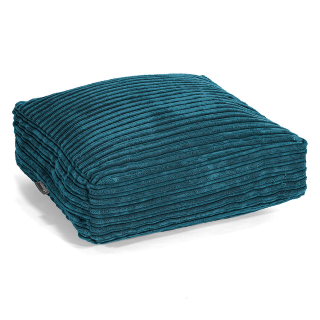 Groot Vloerkussen - Corduroy Teal 01