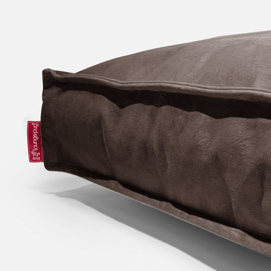 Groot Vloerkussen - Fluweel Espresso 04