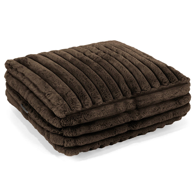 Groot Vloerkussen - Ultra Pluche Corduroy Sabel 01