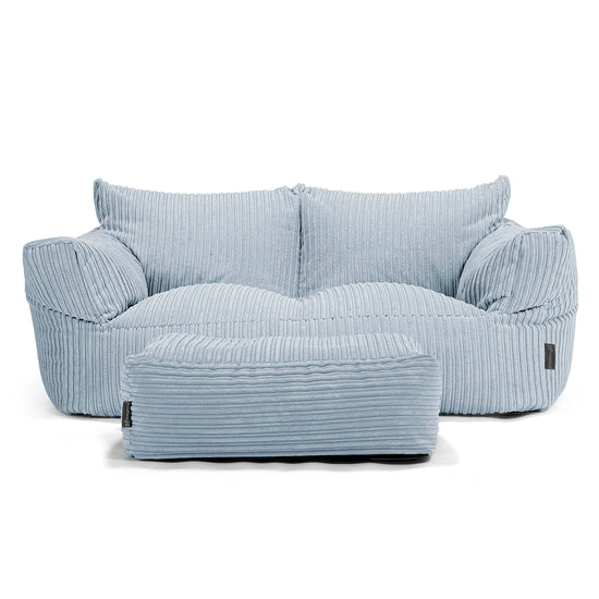 Josephine Zitzak Bank - Corduroy Baby Blauw 02