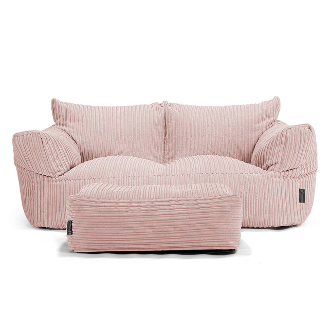 Josephine Zitzak Bank - Corduroy Blozen Roze 02