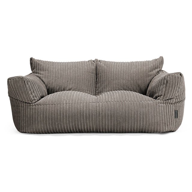 Josephine Zitzak Bank - Corduroy Graphite Grijs 01