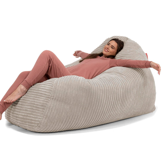 Grote Zitzak Bank - Corduroy Mink 02
