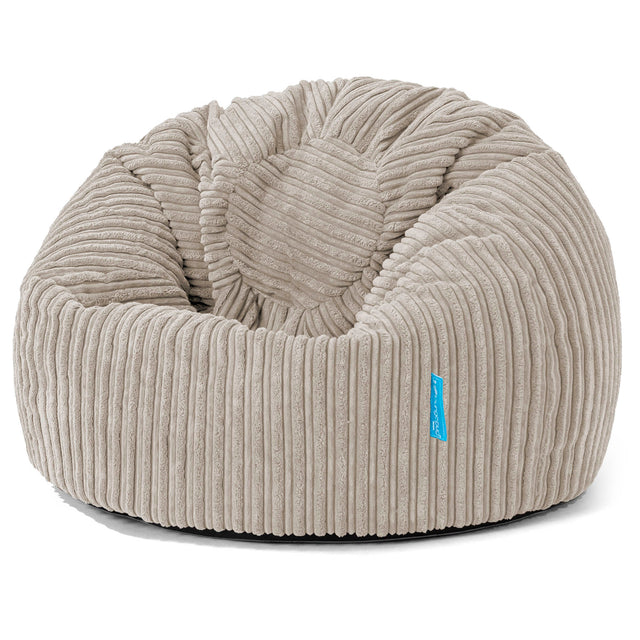 Kinder Klassieke Zitzak Stoel 1-5 jaar oud - Corduroy Mink 01