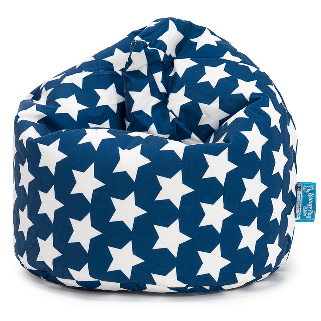 Kinder Zitzak - Afdruk Blauw Ster 01