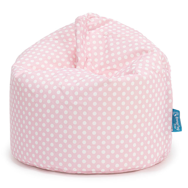 Kinder Zitzak - Afdruk Roze Polka Dot 01