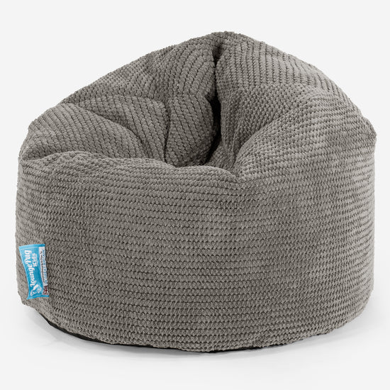 Kinder Zitzak 2-6 jaar oud - Pompom Antraciet 01