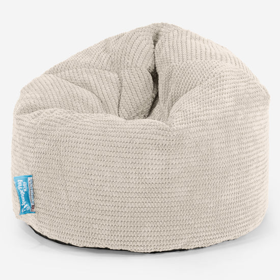 Kinder Zitzak 2-6 jaar oud - Pompom Crème 01