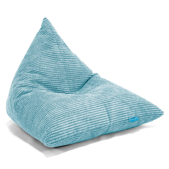 Kinder Zitzak Stoel - Pompom Petrol 01